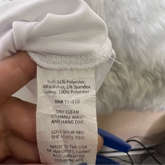 Show Me Your Mumu Women's White Floral Lace Fit Flare Mini Dress Sz M - Picture 6 of 6